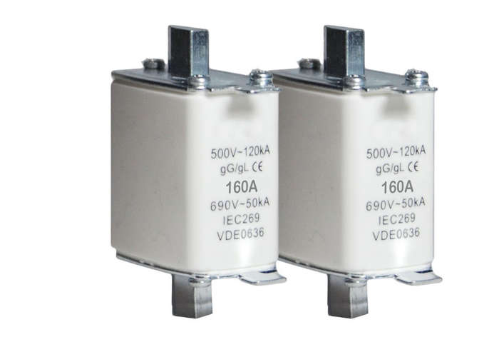 160A DC Current Solar Battery Blade Fuse - 2 Pack
