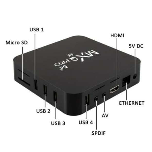 Android 12.1 TV Box (DSTV NOW, SHOWMAX , NETFLIX,KODI PRELOADED) MXQ Pro