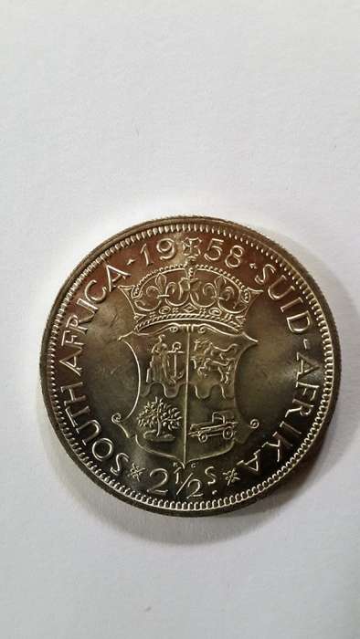 1958 - Half Crown (2/6) Union of SA - Excellent Condition