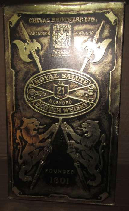Chivas Regal 21 year old Royal Salute 2 X Blue Flagon - ONLY R1750.00 per Bottle