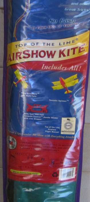 IT IS KITE FLYING TIME Bi Plane Rainbow Express Kite USA Import - Top of Line