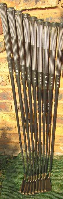 PING ZING Beryllium Copper BeCu Iron Set. 3-9 Plus PW&SW Matching #s 439042K