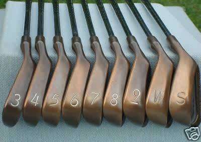 PING ZING Beryllium Copper BeCu Iron Set. 3-9 Plus PW&SW Matching #s 439042K