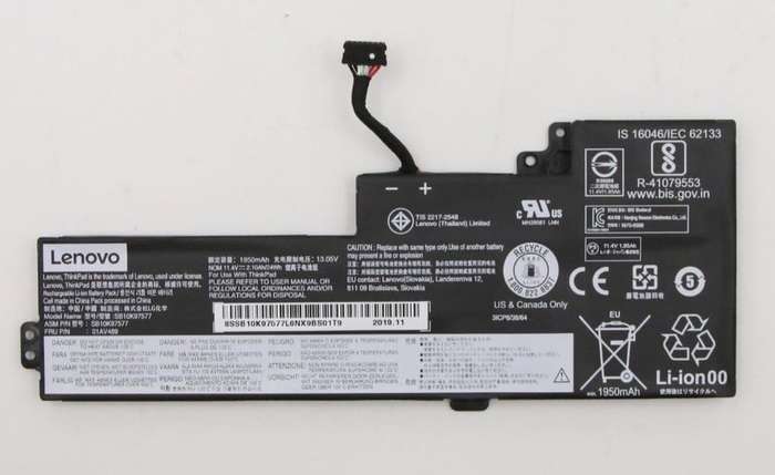 Lenovo ThinkPad A475/T25/T460/T470/T480/T570 Laptop Internal Battery