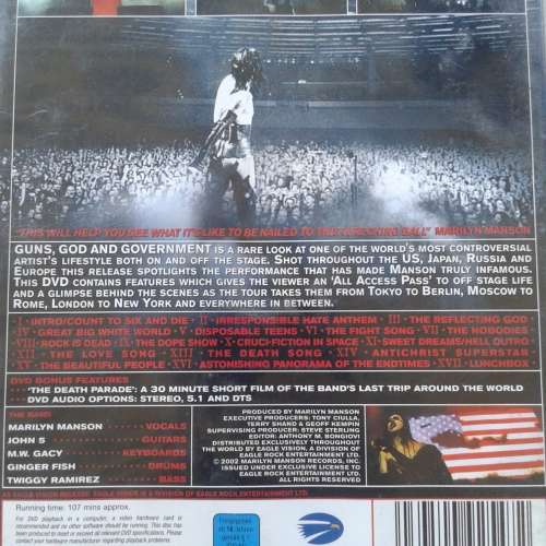 Marilyn Manson - Guns, God And Government World Tour [DVD]