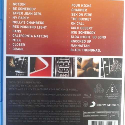 Kings Of Leon - Live At The O2 London England [Blu-Ray] (2009)