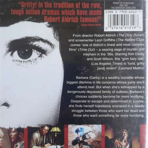 The Grissom Gang (A Film by Robert Aldrich) - Darby / Wilson [DVD Movie] (1971)