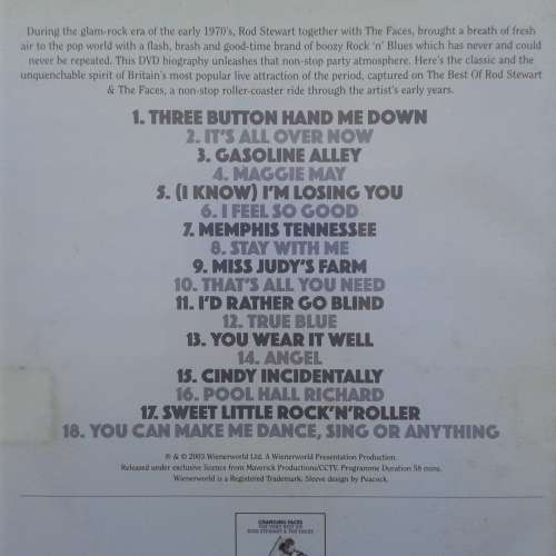 Rod Stewart And The Faces - The Best Of [DVD] (2003)
