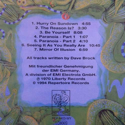 Hawkwind - Hawkwind [Import] (1970 - Repertoire Records reissue 1994)