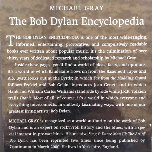 The Bob Dylan Encyclopedia - Michael Gray [Hardcover]