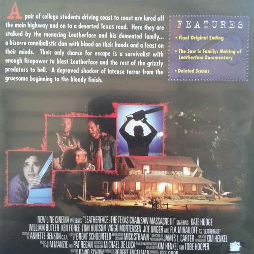 Leatherface: The Texas Chainsaw Massacre III [DVD Movie]