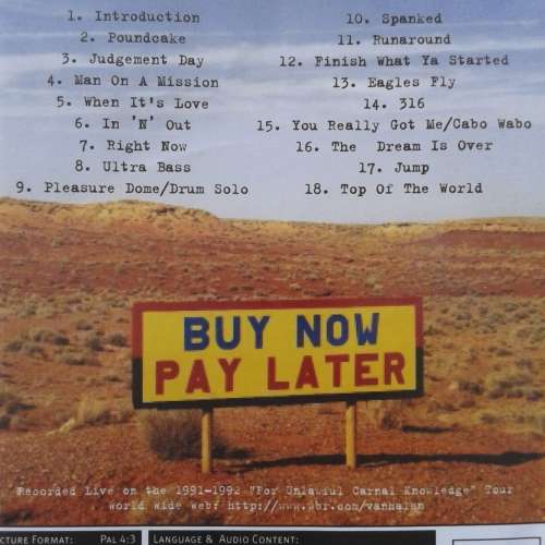 Van Halen - Live: Right Here, Right Now [DVD] (1993)