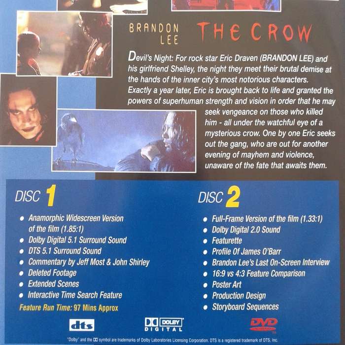 The Crow - Brandon Lee [2 Disc Collector`s Edition DVD]