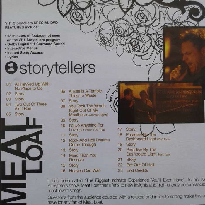 Meat Loaf - VH1 Storytellers [DVD] (2003)