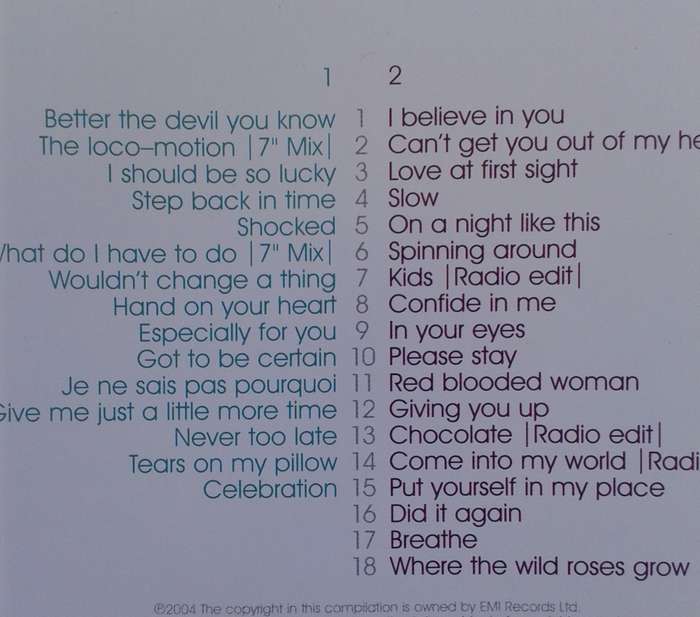Kylie Minogue - Ultimate Kylie (2CD) (2004)