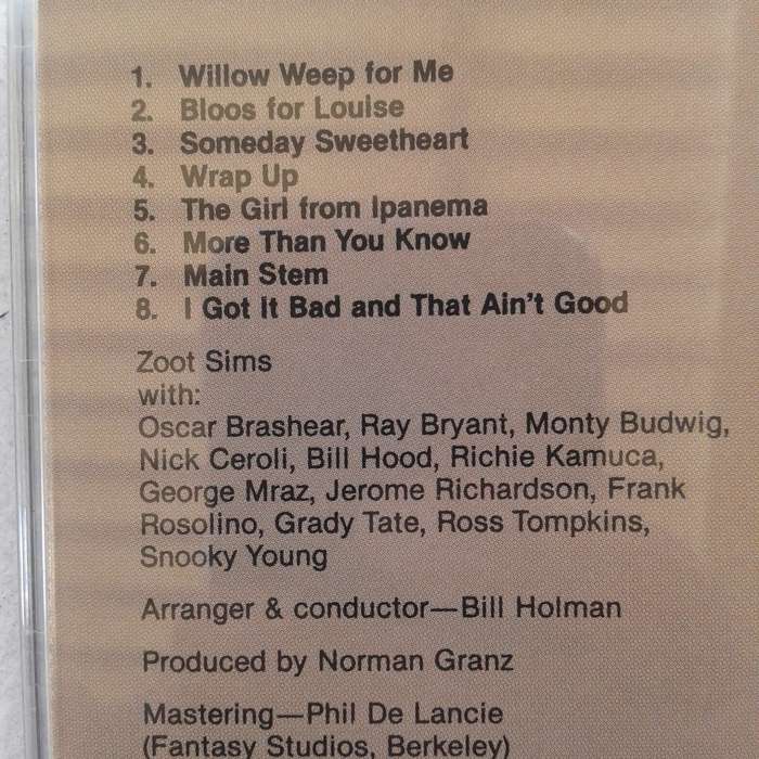Zoot Sims - The Best Of (1987)