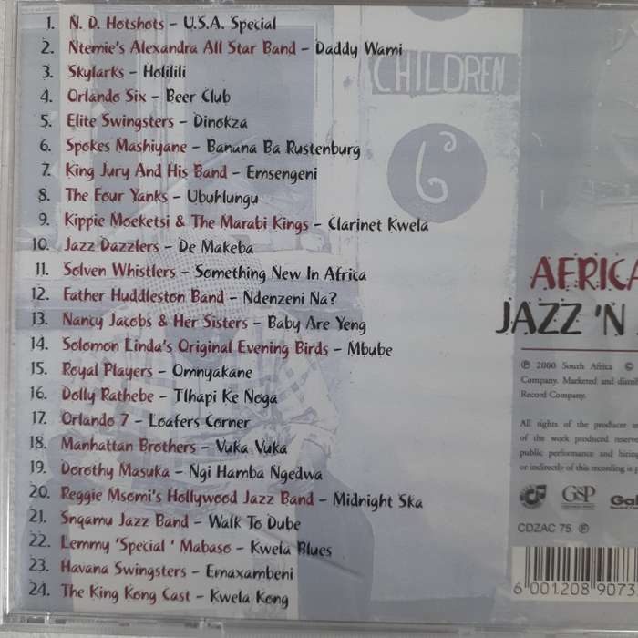 African Jazz `N Jive - Various Artists (2000)