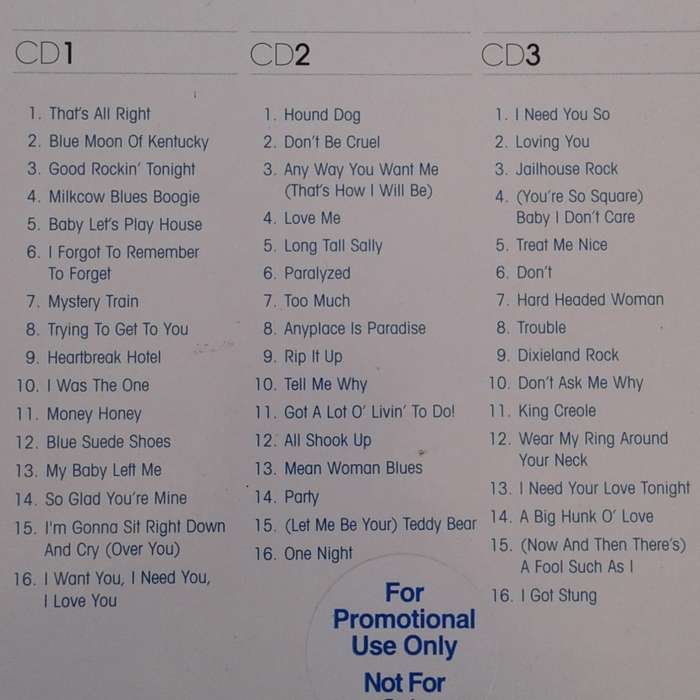 Elvis Presley - The Music Of Elvis Presley: The 50`s (3 CD Box) (2009)