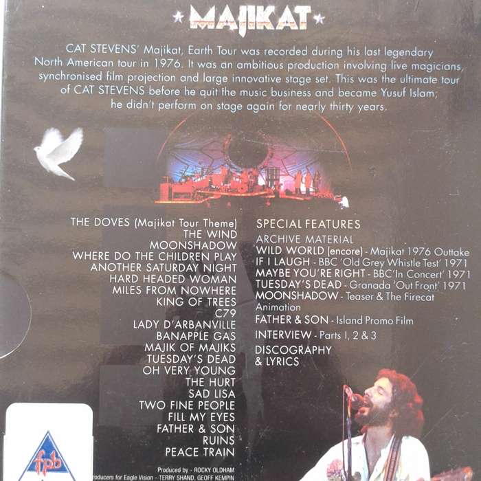 Cat Stevens - Majikat Earth Tour 1976 [DVD] (2004)
