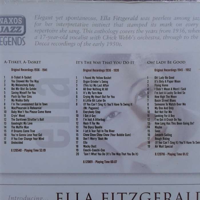 Ella Fitzgerald - Introducing... Ella Fitzgerald (3CD set) (2004)