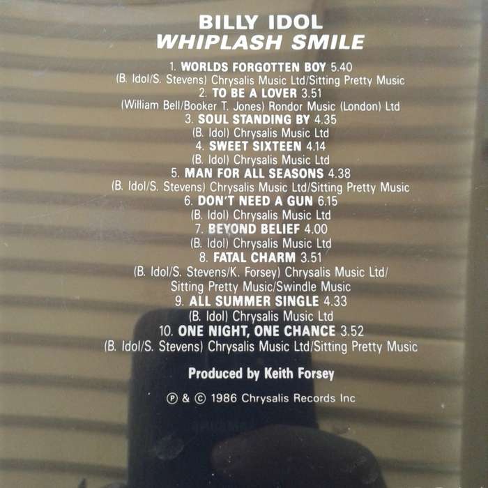 Billy Idol - Whiplash Smile [Import CD] (1986)