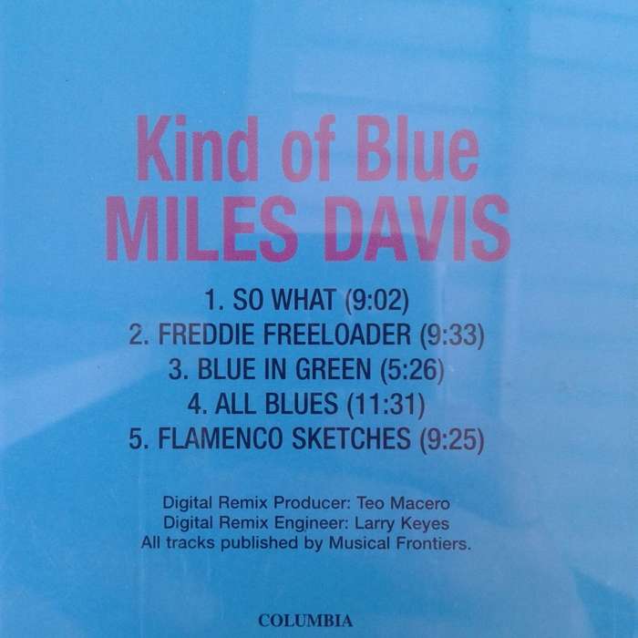 Miles Davis - Kind Of Blue (1959/re1996) [CD]