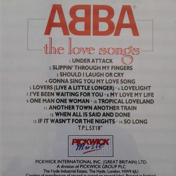 ABBA - The Love Songs [Import CD] (1989)