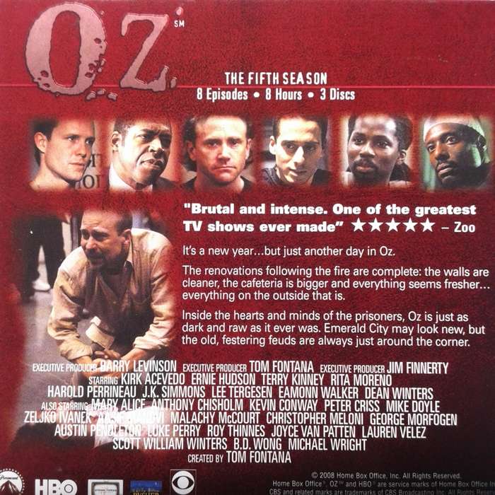 Oz - The Complete Collection [Seasons 1-6 : 20 DVD Set]