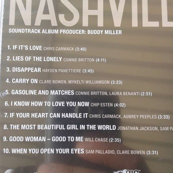 The Music Of Nashville: Season 3 Vol. 1 - Original Soundtrack [Import CD] (2014)