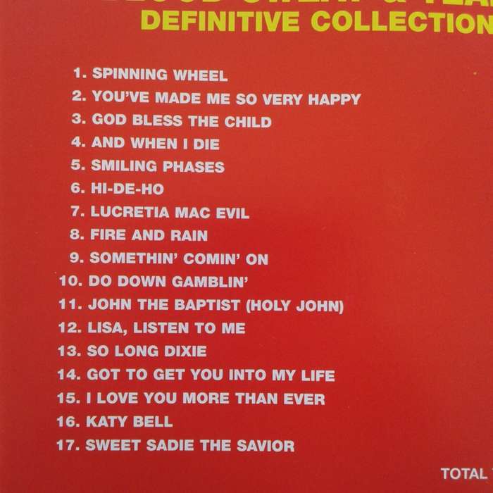 Blood, Sweat & Tears - Definitive Collection (1995)     [R/D]