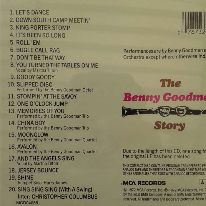 Benny Goodman - The Benny Goodman Story (1972)