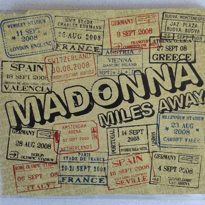 Madonna - Miles Away [Import CD single] (2008)    [D]