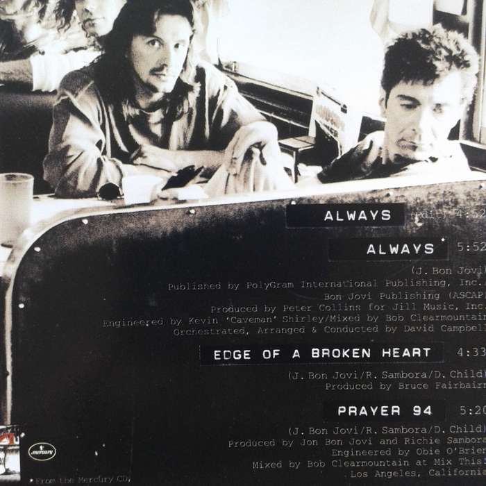 Bon Jovi - Always [Import CD single] (1994)