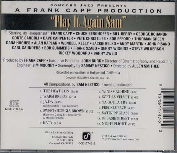 Frank Capp Juggernaut - Play It Again Sam (1997)