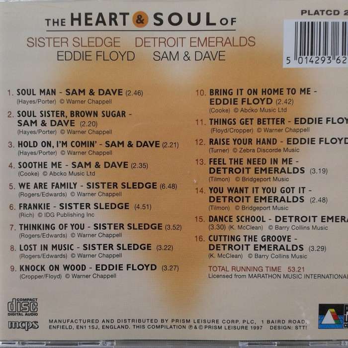 The Heart & Soul Of... - Various Artists [4 CD bundle]   [R]