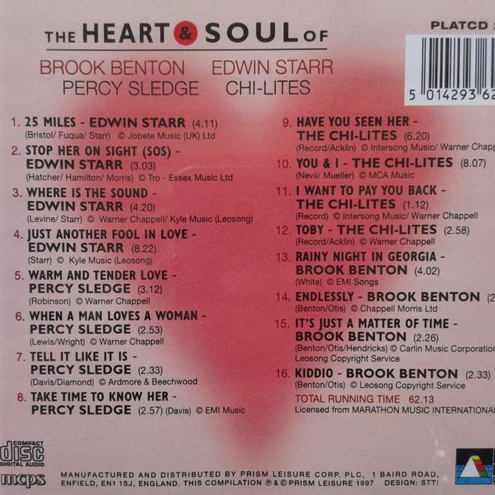 The Heart & Soul Of... - Various Artists [4 CD bundle]   [R]