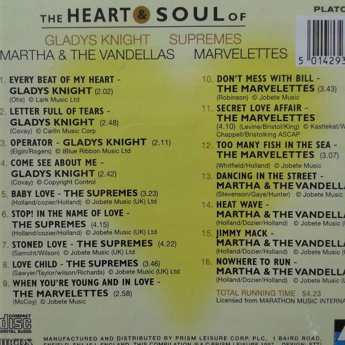 The Heart & Soul Of... - Various Artists [4 CD bundle]   [R]