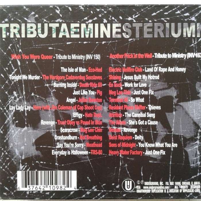 Tributaeminesteriumni: A Tribute To Ministry (2CD) - Various Artists (2004)