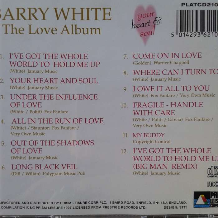 Barry White - Your Heart & Soul: The Love Album (CD)  [R]