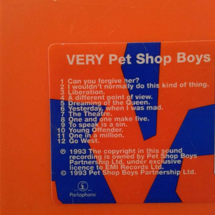 Pet Shop Boys - Very (Special Ed Orange Case) [Import CD] (1993)