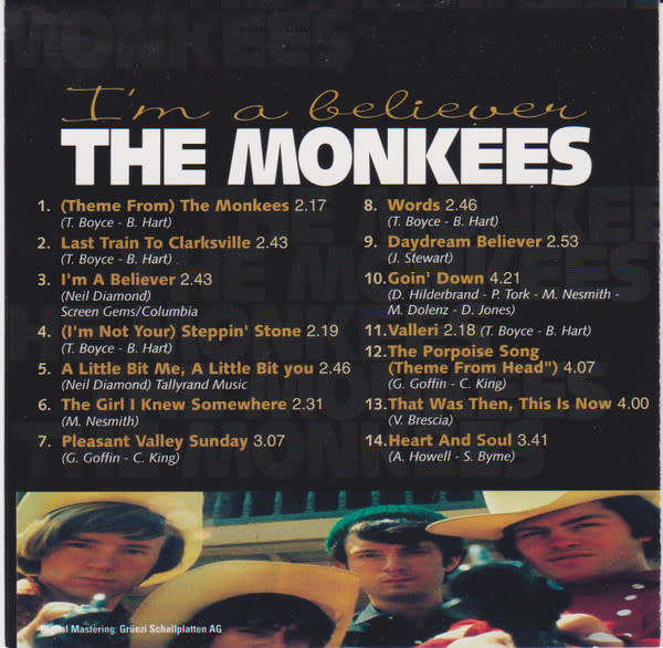 The Monkees - I'm A Believer [Import CD]