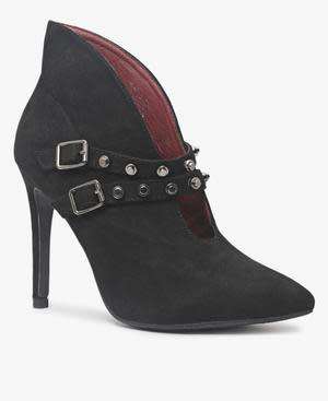 DETAILED HEELS - BLACK