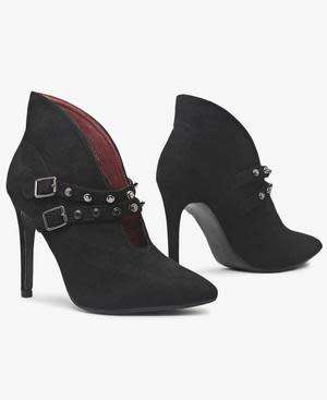 DETAILED HEELS - BLACK