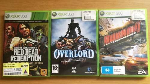 Xbox 360 trio game pack