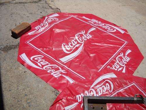 2 X COCA COLA CLOTHS !!!R1 NO RESERVE!!!  BID PER EACH.