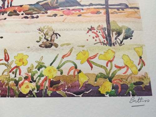 Walter Battiss signed lithograph