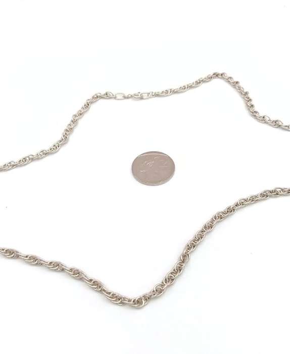 Vintage sterling silver twist chain
