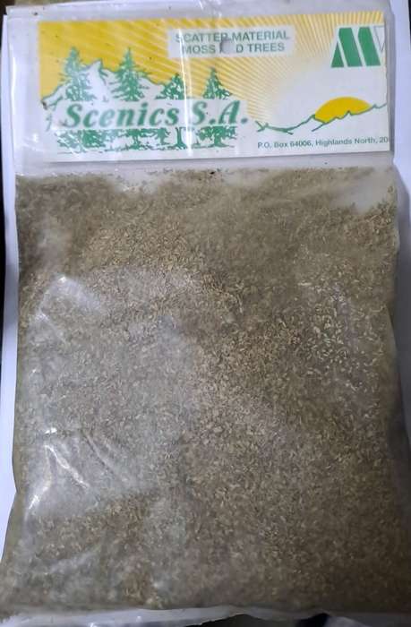 Model Trains HO 1 x Scatter Material - Medium - Autumn Green