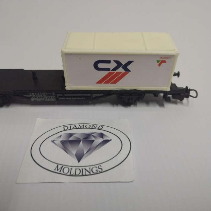 Model Trains HO 1 x Container Load - Container Transnet with CX - 68mm x 27mm x 29mm