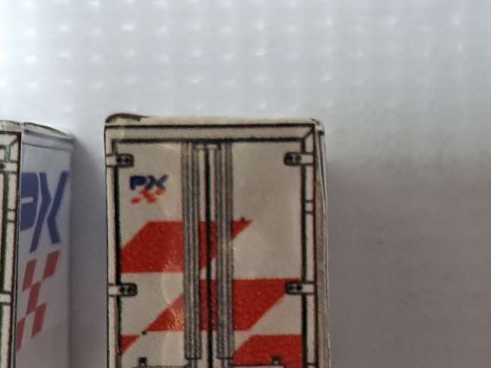 Model Trains HO 1 x Container Load - PX Container 1 (x2) (Big PX) - 27mm x 18mm x 28mm